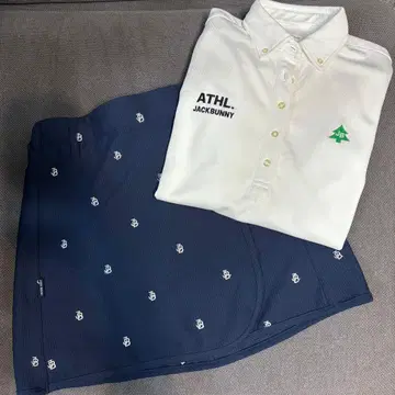 JACKBUNNY 피케 셔츠 스커트 세트