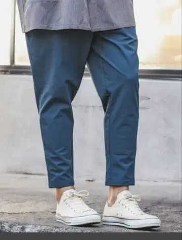 CAMBIO 카무비오 청록색 터콰이즈 테이퍼드 팬츠