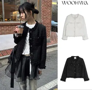 11/17까지 가격 인하! woohwa 트위드 자켓