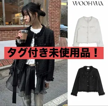 최종 가격 인하! woohwa 트위드 자켓