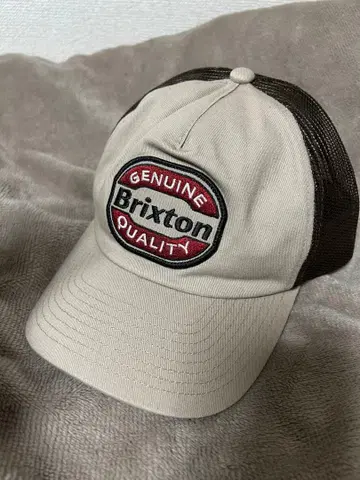 Brixton 메쉬 캡 베이지/브라운