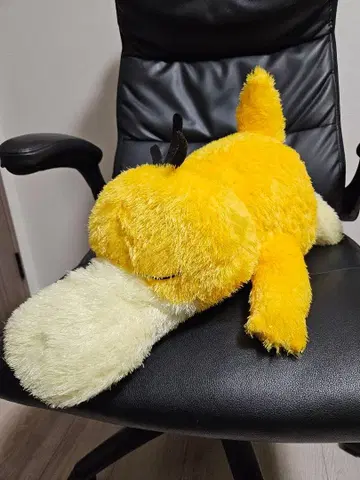 오리형 봉제 인형 빅 옐로우 컬러