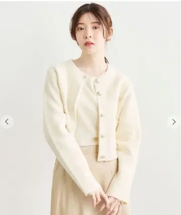 코코딜 라쿤 혼방 더블 페이스 니트 가디건