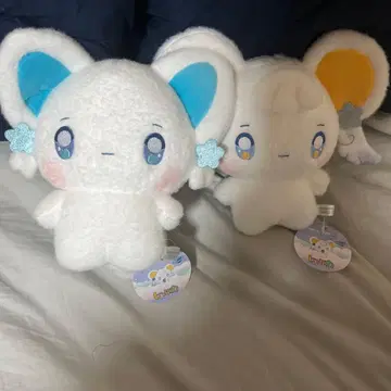 Little Fluffy Friends 시이푸와 봉제 인형 2종 세트