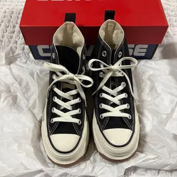 CONVERSE ALL STAR 블랙 통굽 스니커즈