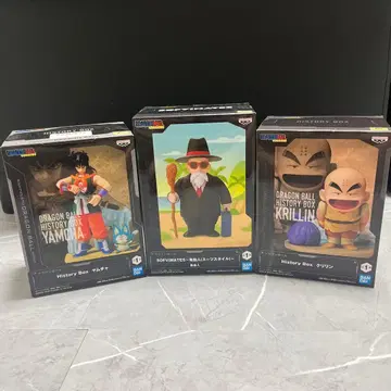 드래곤볼 히스토리 박스 소프트 비닐 피규어 3체 세트