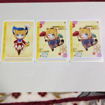 최애의 아이 ORB 카페 MEM 쵸 특전 코스터 3장