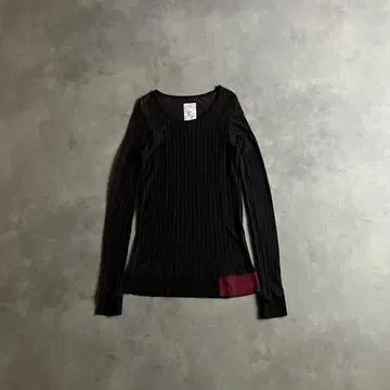 00s y2k SHAREEF stripe cutsew tee punk