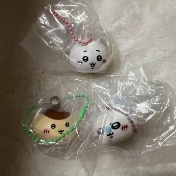 치이카와 (먼작귀) 립 캡 마스코트 3개 새상품 익명 배송