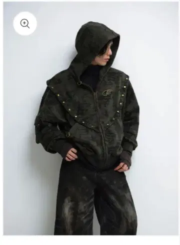 People style Button-Down Hoodie