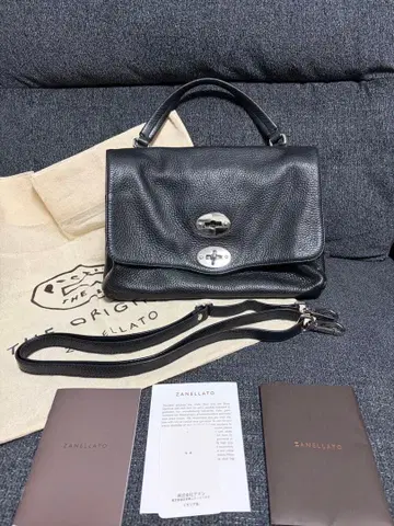 새상품급 ZANELLATO 자네라토 숄더백 포스티나 블랙 2way