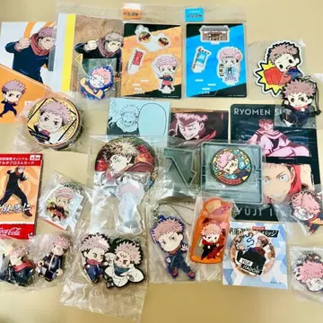 주술회전 이타도리 유우지 묶음 판매 아크릴 스탠드 캔뱃지 피규어