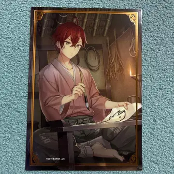 문호와 연금술사 문알 다자이 오사무 금박 플라스틱 브로마이드