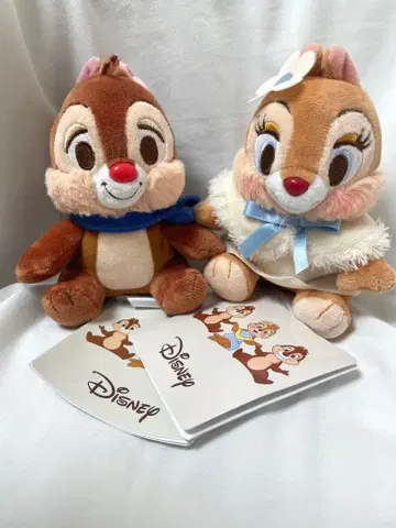 칩앤데일&클라리스 마스코트 Fluffy Cuties 2종 세트
