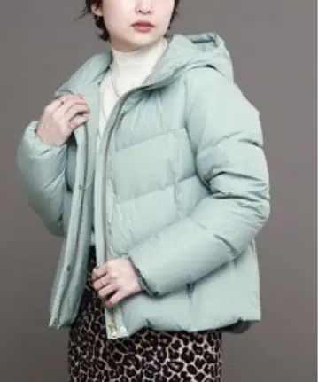 INDIVI 경량 숏 다운 코트 새상품 15호 빅사이즈