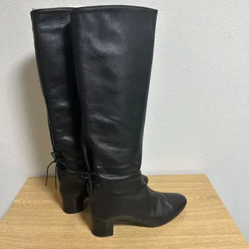 미사용급 FABIO RUSCONI 파비오 루스코니 롱 부츠 천연 가죽