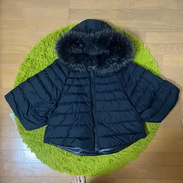 TATRAS MALE 블랙 01 다운 판초