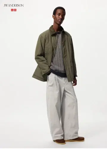 2025 AW UNIQLO JWA 코듀로이 워크 팬츠 그레이 L 사이즈