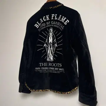 블랙 프레임 마리아 벨로아 자켓 M