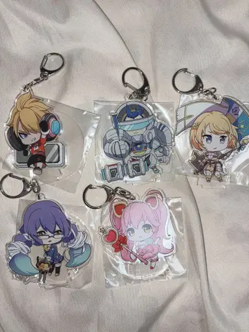 #컴퍼스 전투 섭리해석 시스템 아크릴 스탠드 키링 5종 세트