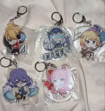 #컴퍼스 전투 섭리해석 시스템 아크릴 스탠드 키링 5종 세트