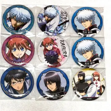 은혼 만사야 캔뱃지 묶음 판매 긴토키 카구라 신파치