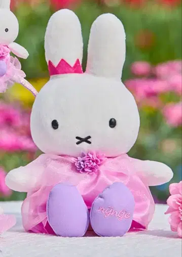 킹덤 플라워 하우스텐보스 한정판 미피 봉제 인형