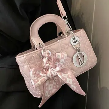 퀼팅 핸드백 핑크