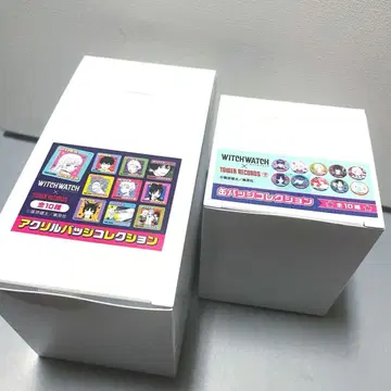 위치 워치 타워 레코드 아크릴 배지 캔뱃지 컬렉션 box