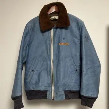 WEIRDO b10 플라이트 자켓 L 색스 블루
