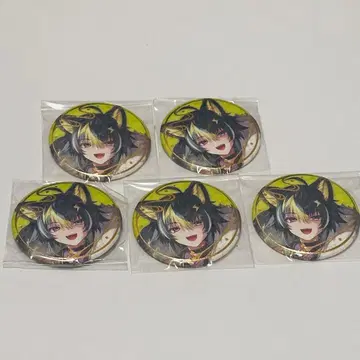 요괴 만화 이나미 라이 캔뱃지 5개 세트