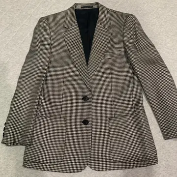 새상품급 [ J&R ] 하운드투스 체크 트위드 자켓 빈티지 쇼와 레트로