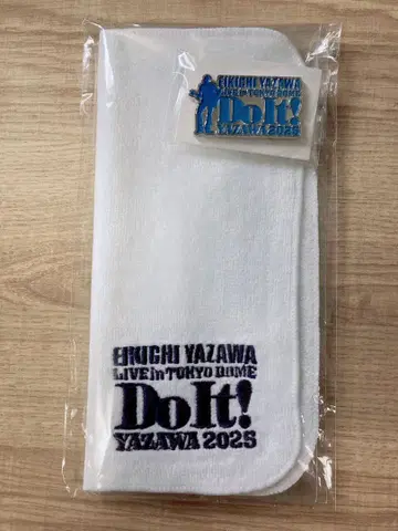 야자와 에이요시 2025 도쿄돔 SS석 한정판 손수건 타월, 핀 배지
