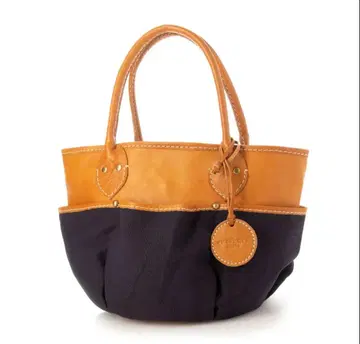 zucchero filato 카우 가죽 x 캔버스 마르쉐 백