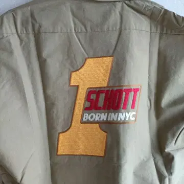 SCHOTT 반팔 워크 셔츠