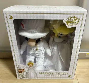 마리오 & 피치 웨딩 스타일 봉제 인형