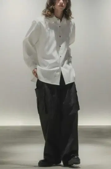 CASPER JOHN 캐스퍼 존 기믹 카고 팬츠 블랙 S