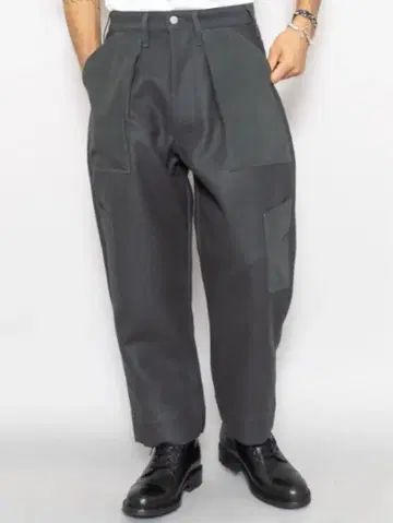 TUKI combat pants 그레이 울 사이즈 2