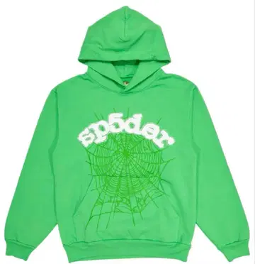 sp5der 후드티 스파이더 후드티 그린 정품 S