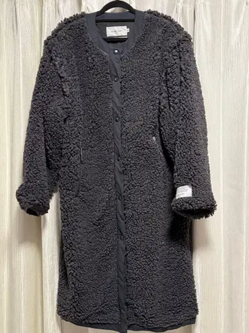 니코앤드 보아 소재 롱 코트 차콜 2Way [컨디션 최상]