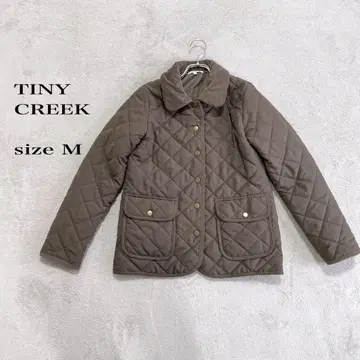 TINY CREEK 퀼팅 자켓 브라운 M 사이즈