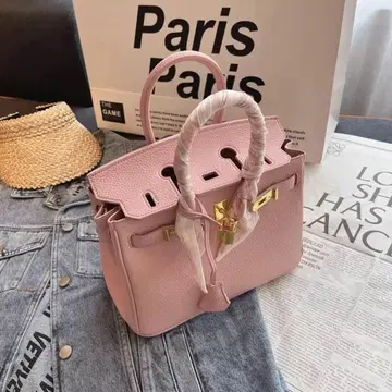 버킨 이미지 핑크 핸드백