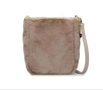 FEILER 러브러리 페이러 인조 모피 숄더백 브라운