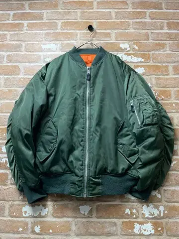 00s MA-1 플라이트 자켓 카키 봄버 자켓 밀리터리