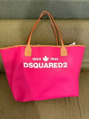 DSQUARED2 핑크 대용량 토트백