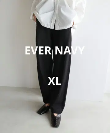 EVER NAVY 에버네이비 분또 커브 팬츠 XL 새상품급
