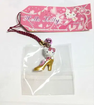 지역 한정 키티 끈 달린 핑키 하이힐 키티 스트랩