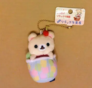 산엑스 걸이형 리락쿠마 찻집 코리락쿠마 봉제 인형 참