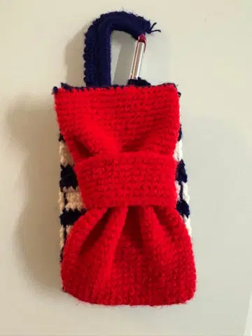 Beamsboy 스트라이프 리본 파우치