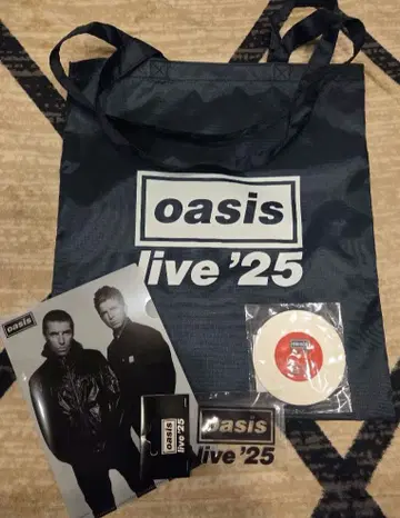 oasis Live '25 VIP 굿즈 클리어 파일 스티커 세트